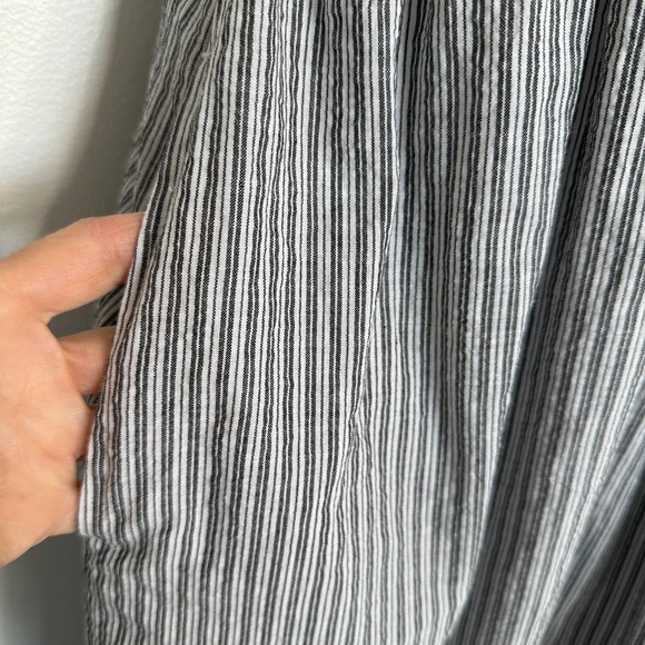 Everlane Gauze Smocked Dress Size XL Stripe Organic Cotton Sundress - Picture 4 of 11